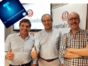 En el programa El Transformador de Capital Radio. Compartiendo ideas sobre transformación con Edu Castillo y Pablo Rodríguez Añino.